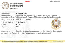 Load image into Gallery viewer, The Lulu Murjan Gold and Diamond Ring