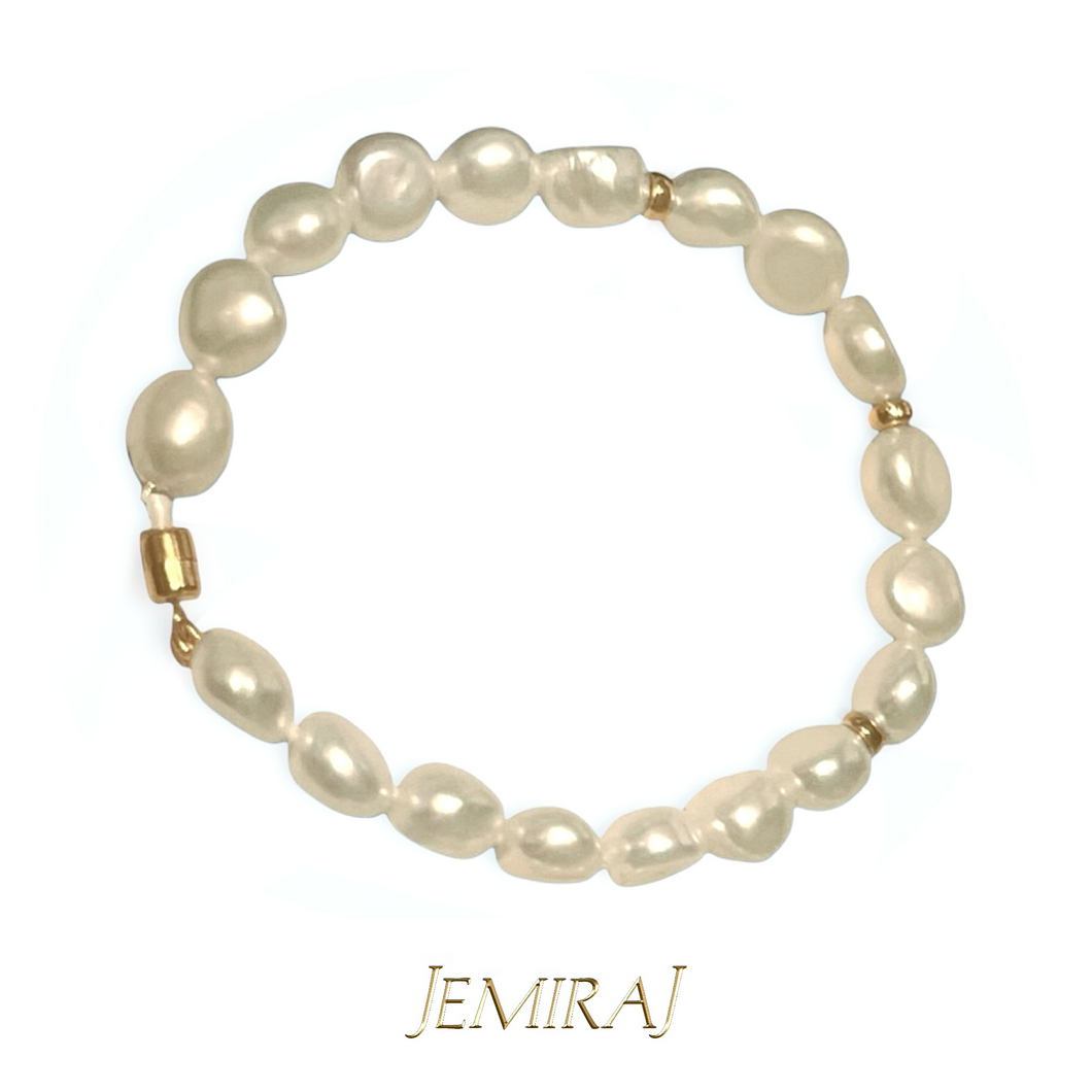 The Lulu Baroque and Gold Bracelet